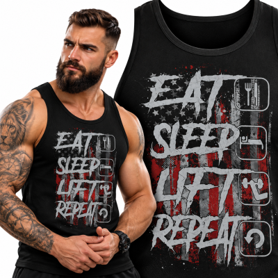 TANK TOP NA SIŁOWNIĘ   AMERICAN LIFT